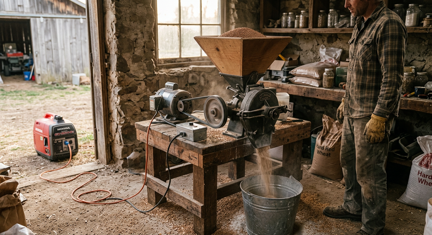 Motorized Grain Mills